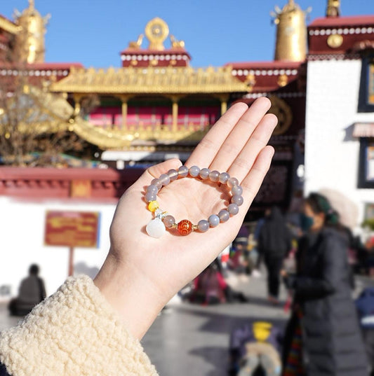 Lotus Seed Agate Fashion Bracelet